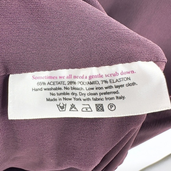 MM Lafleur Deneuve Faux Wrap Top Womens XS Stretch Quiet Luxury Old Money Office - Picture 7 of 10